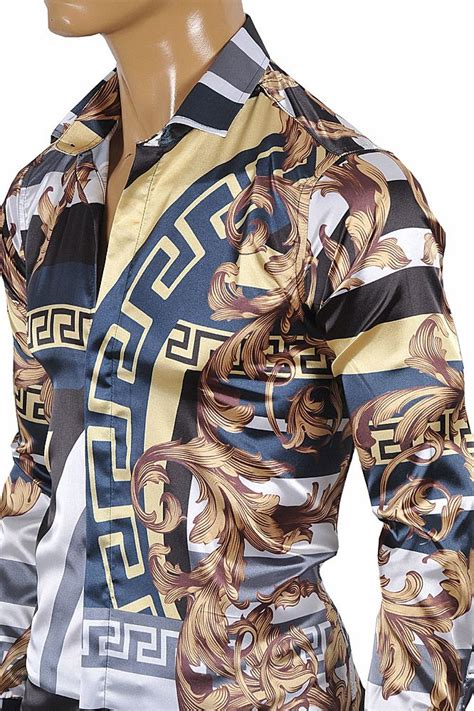 versace leopard t shirt|Versace Designer Shirts for Men .